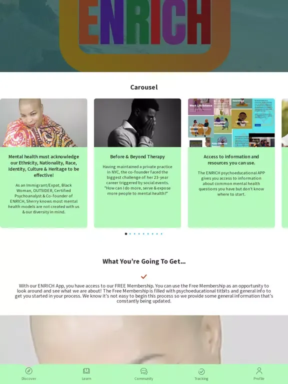 صور Enrich Mental Health iPad 