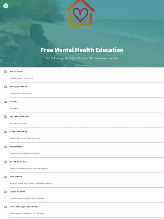 صور Enrich Mental Health iPad 