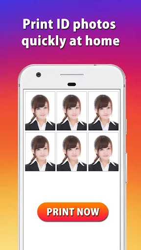 Tangkapan skrin ID Photo for passports and IDs