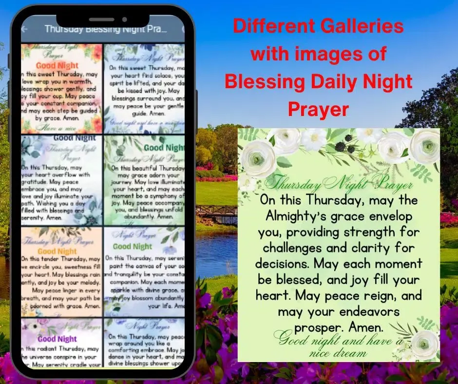 Capturas de tela do Blessing Daily Night Prayer