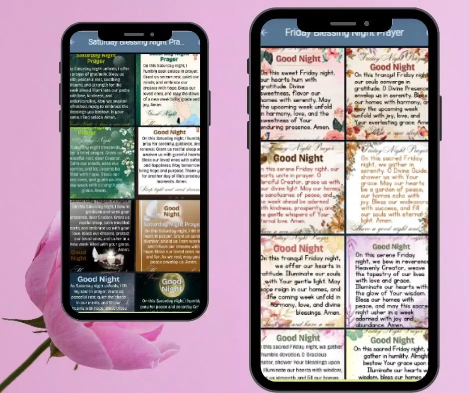Capturas de tela do Blessing Daily Night Prayer