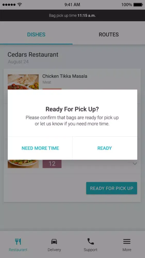 Captures d'écran de Peach Delivery App