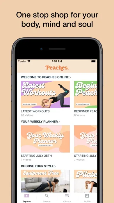 Peaches Pilates Online應用截圖