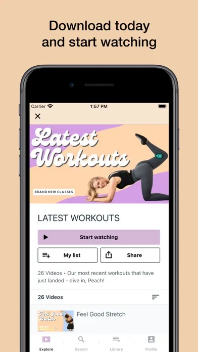 Peaches Pilates Online應用截圖