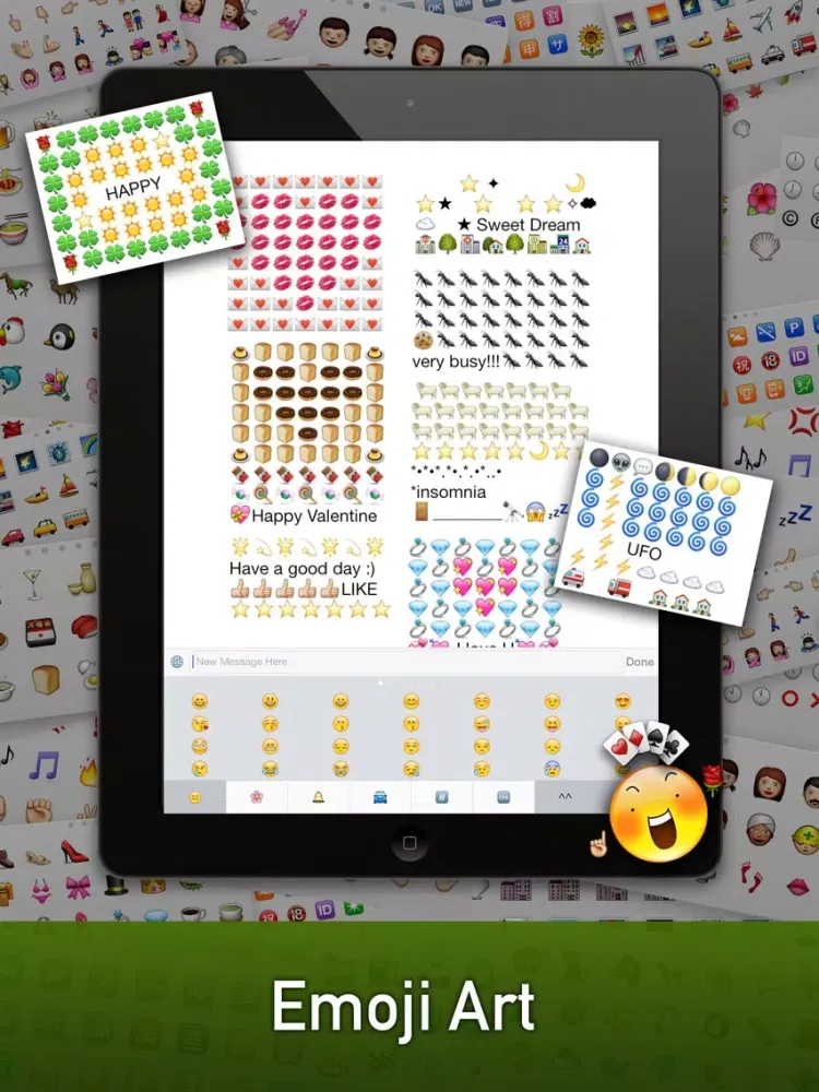 Emoji Keyboard + CoolText Free iPad  سکرین شاٹس