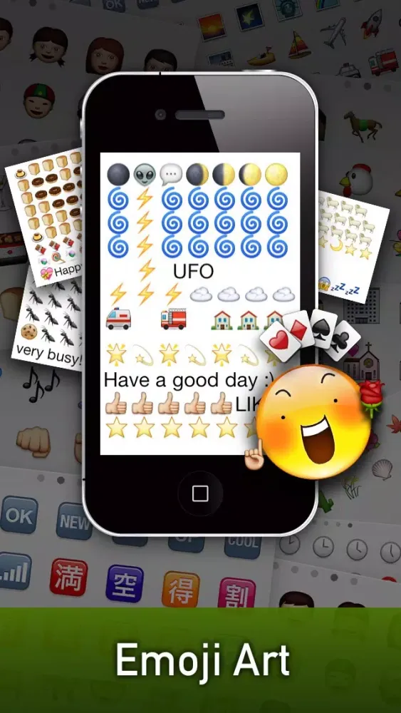 Emoji Keyboard + CoolText Free سکرین شاٹس