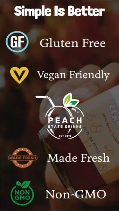 Peach State Drinks Ekran Görüntüleri