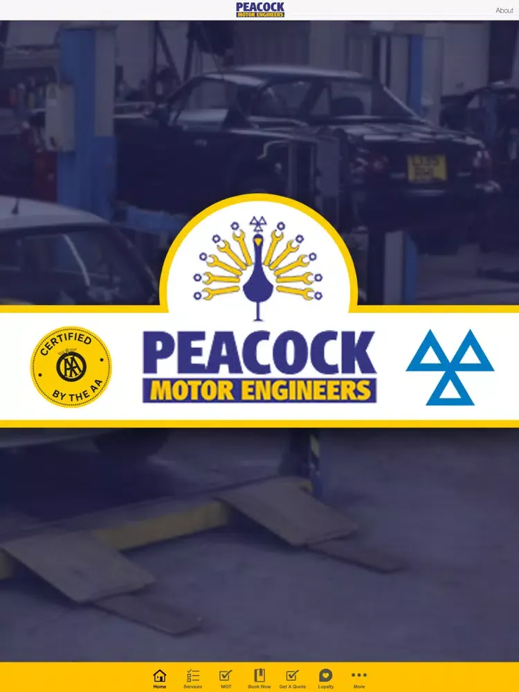 Capturas de pantalla de Peacock Motor Engineers iPad 