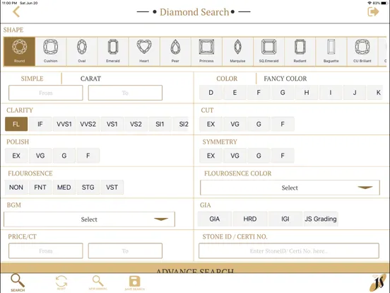 Screenshot di JewelStar-Diamonds iPad 