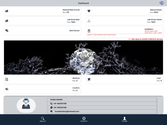 ภาพหน้าจอของ Rajgir Gems LLP iPad 