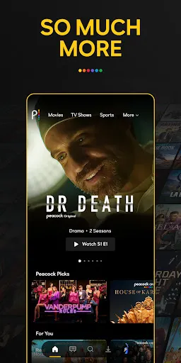 Captures d'écran de Peacock TV: Stream TV & Movies