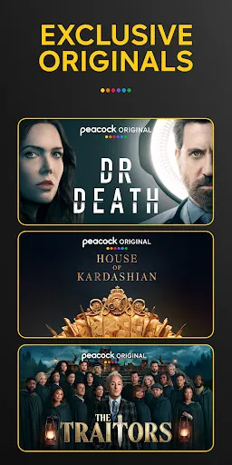 Captures d'écran de Peacock TV: Stream TV & Movies