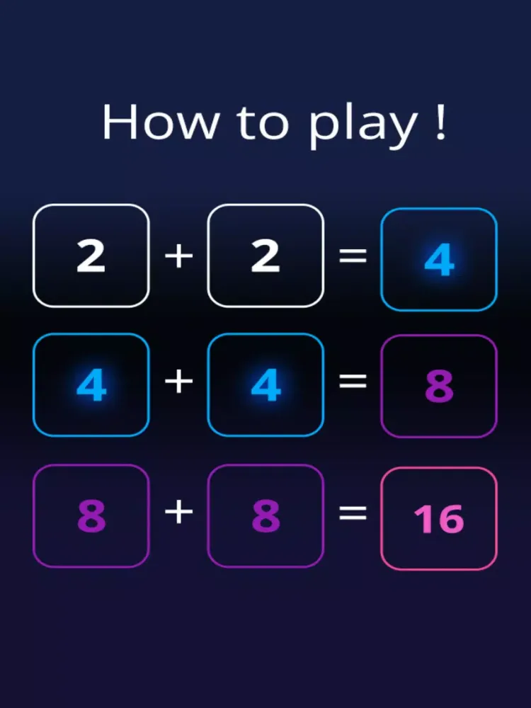 Capturas de pantalla de 2048 Threes mode iPad 