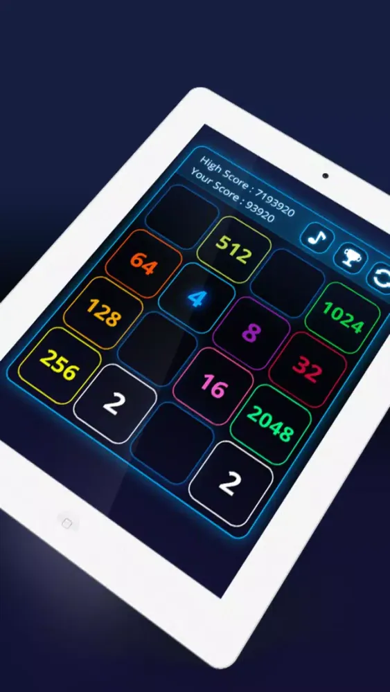 Capturas de pantalla de 2048 Threes mode