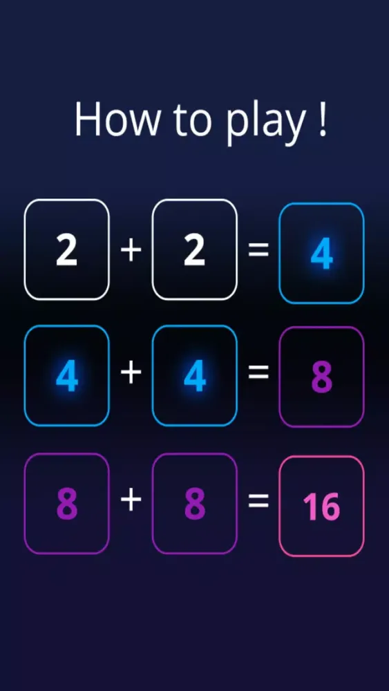 Capturas de pantalla de 2048 Threes mode