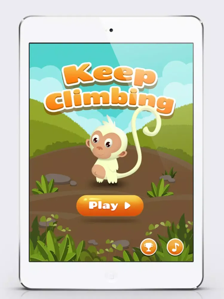 Monkey Jumping - Keep Climbing iPad  Screenshots