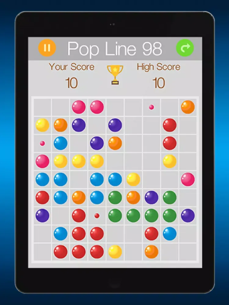 Line98 Ball Puzzle iPad 应用截图
