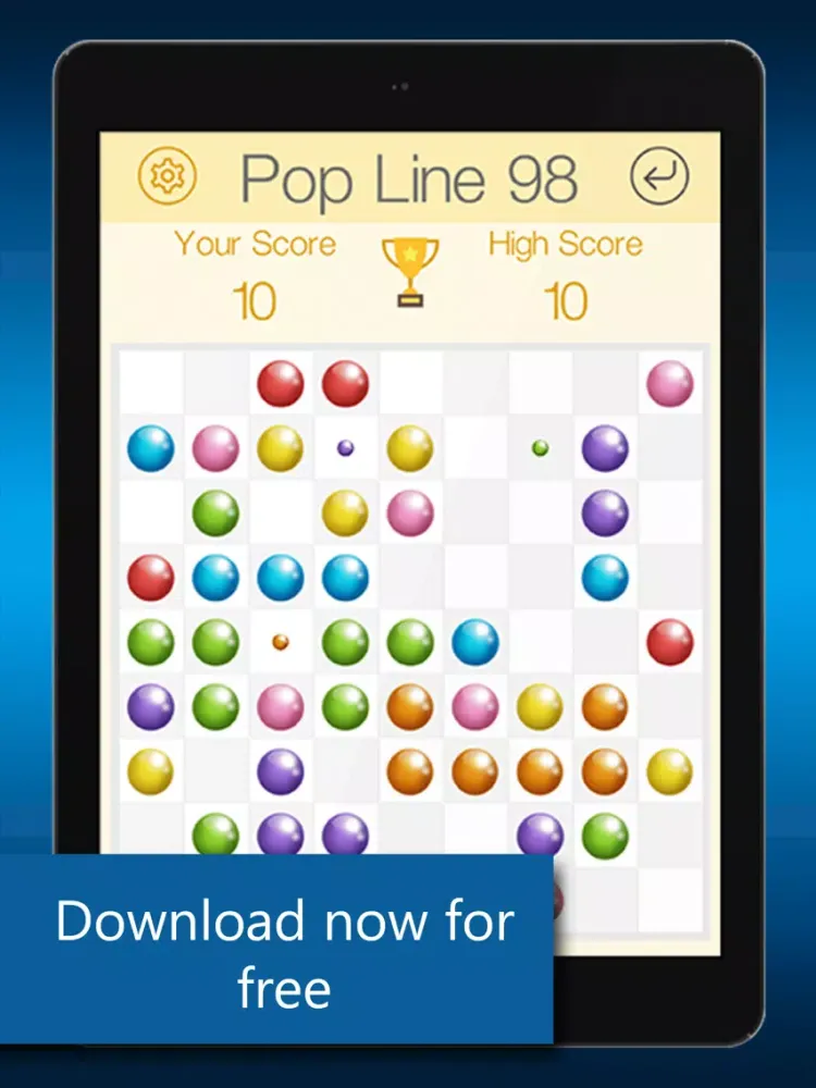 Line98 Ball Puzzle iPad 应用截图