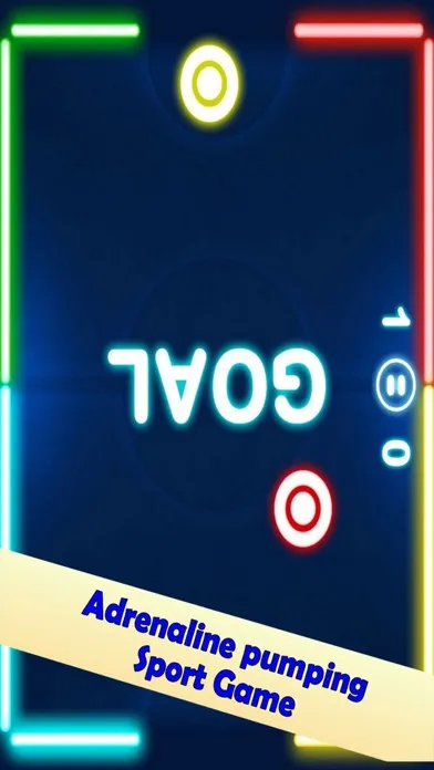 Captures d'écran de Neon Air Hockey Play