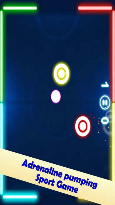 Captures d'écran de Neon Air Hockey Play