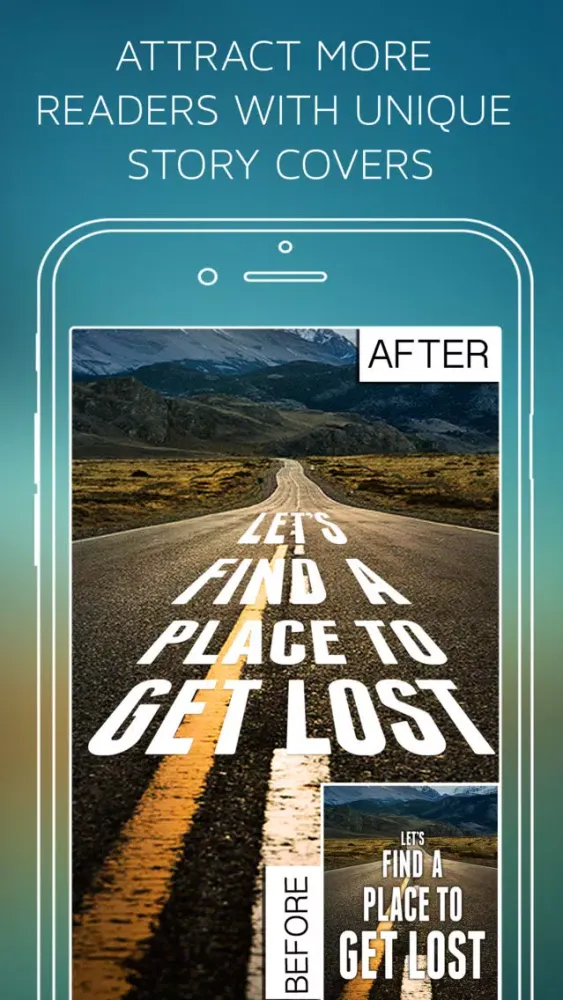 Under Ink - Typography Cover Maker for Wattpad & Movellas स्क्रीनशॉट