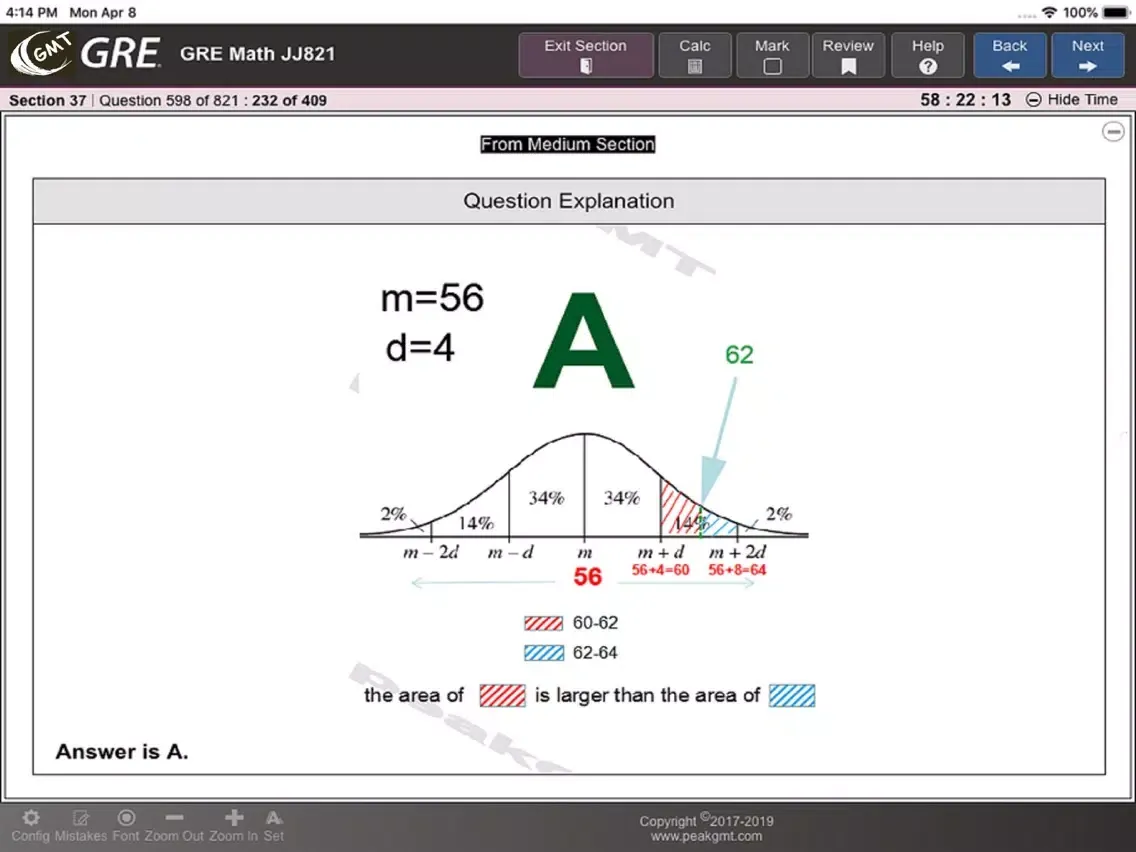 Practice 5 for GRE® Test iPad  স্ক্রিনশট