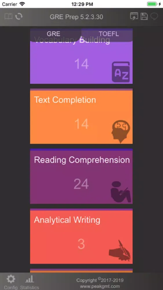 Practice 5 for GRE® Test স্ক্রিনশট