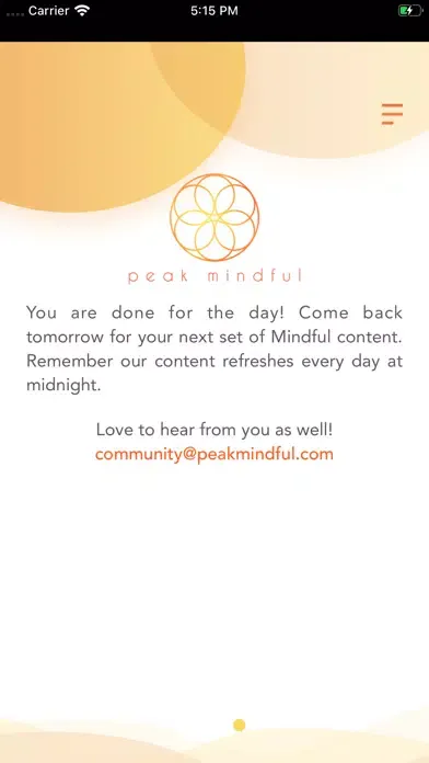 Peak Mindful স্ক্রিনশট