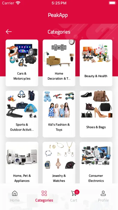ภาพหน้าจอของ Peak App Leb