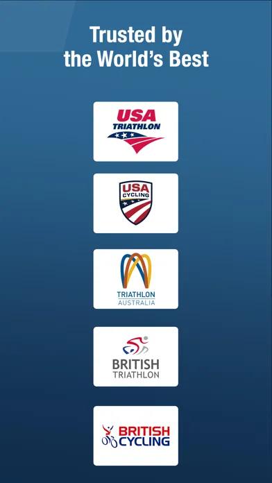 Captures d'écran de TrainingPeaks