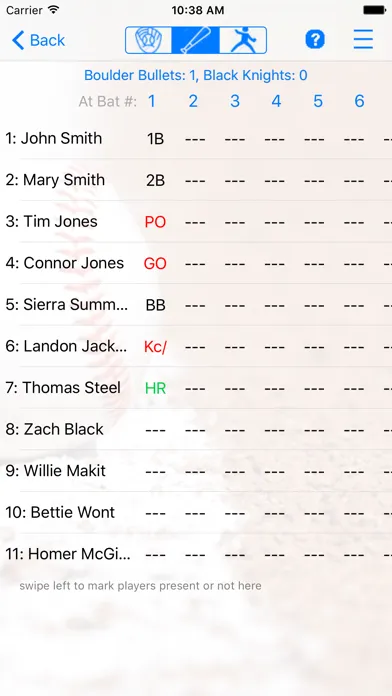 Baseball Softball Pocket Coach Screenshots