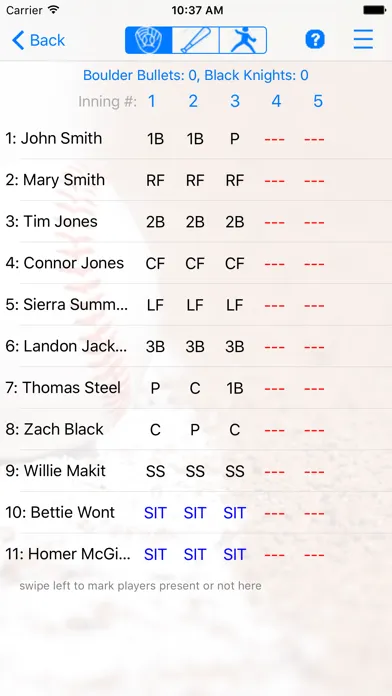 Baseball Softball Pocket Coach Screenshots