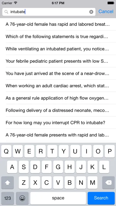 Tangkapan layar Paramedic Academy: Flashcards, EKG, EMS Toolkit