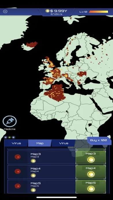 Ảnh chụp màn hình của Epidemic Tycoon