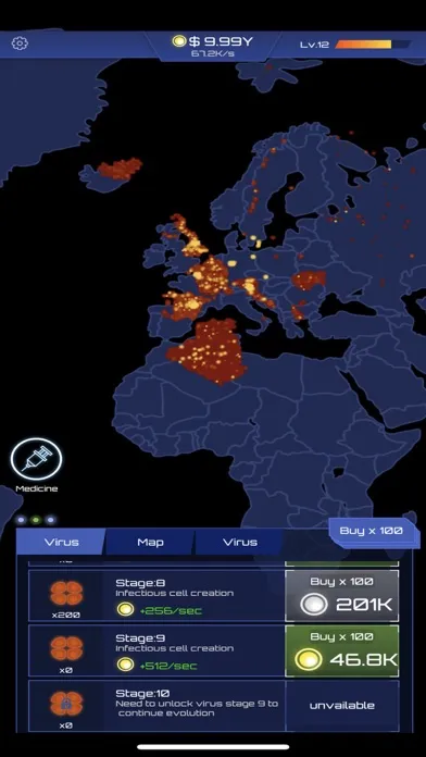 Ảnh chụp màn hình của Epidemic Tycoon