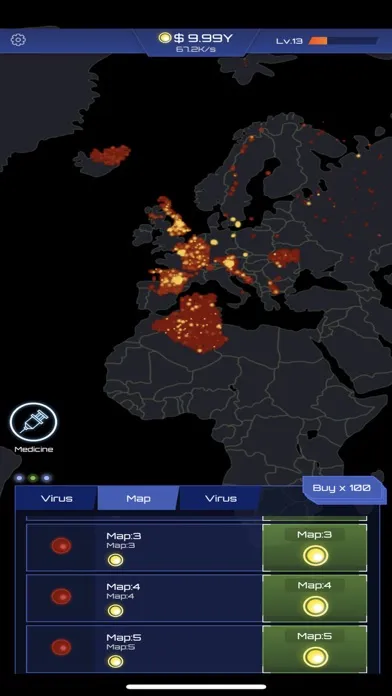 Ảnh chụp màn hình của Epidemic Tycoon