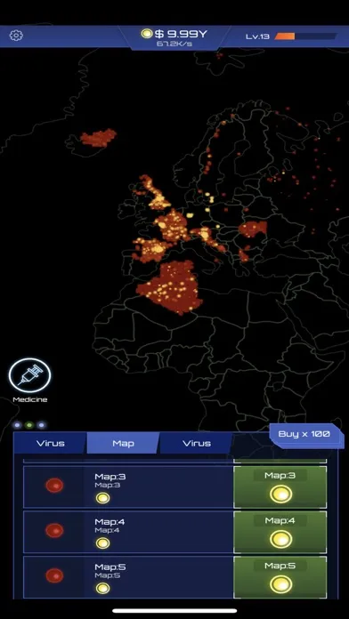 Ảnh chụp màn hình của Epidemic Tycoon
