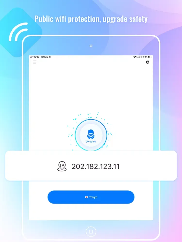 PeanutVPN iPad  スクリーンショット