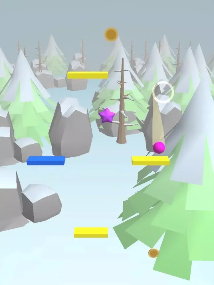 ภาพหน้าจอของ JumpyBalll iPad 