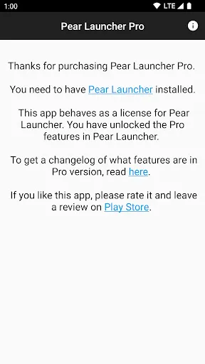Capturas de pantalla de Pear Launcher Pro