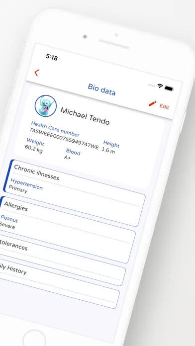 Capturas de tela do Mage — Own your medical record