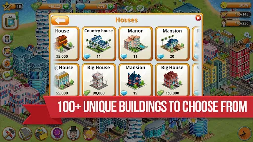 Village Island City Simulation 스크린샷