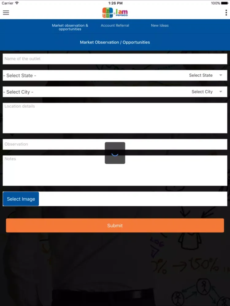 I am PepsiCo iPad  Screenshots