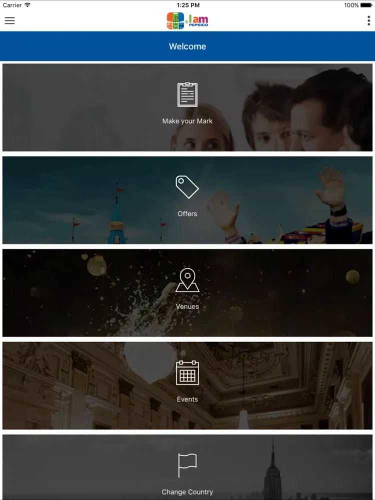 I am PepsiCo iPad  Screenshots