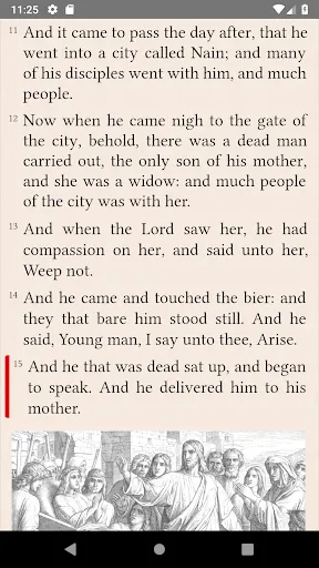 Screenshot di Bible: KJV, BBE, ASV, WEB, LSG