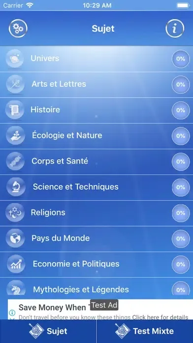 Capturas de pantalla de Culture et Plaisir Quizz