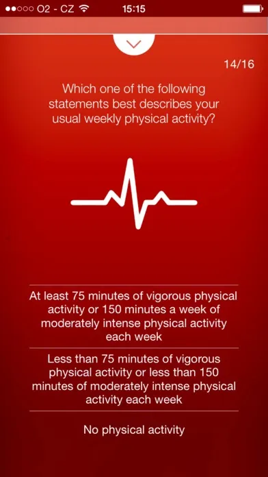 Heart Test - risk calculator of heart attack Ekran Görüntüleri