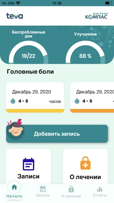 Компас мигрени سکرین شاٹس