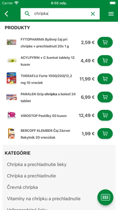 Скриншоты MojaLekáreň.sk