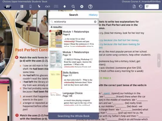 Pearson eText for Schools iPad  スクリーンショット